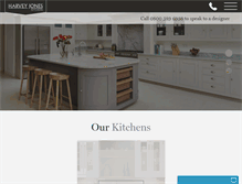 Tablet Screenshot of harveyjones.com